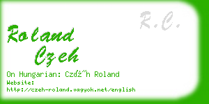 roland czeh business card